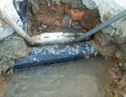 海城测漏水之水管漏水